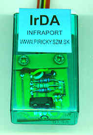 IrDA v zelenej krabicke